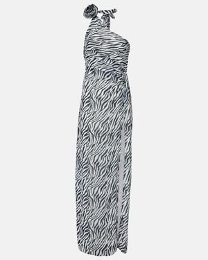 Bananhot One-Shoulder-Maxikleid Louise - Weiß