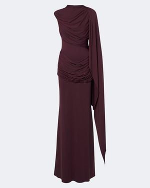 De La Vali Robe Aus Jersey - Lila