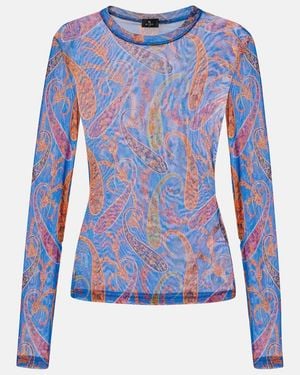 Etro Top Aus Tuell - Blau