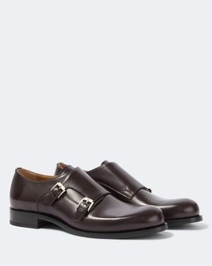 Christian Louboutin Monkstrap-Schuhe Dandydeco Aus Leder - Braun