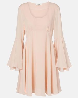 Chloé Silk Georgette Minidress - Pink