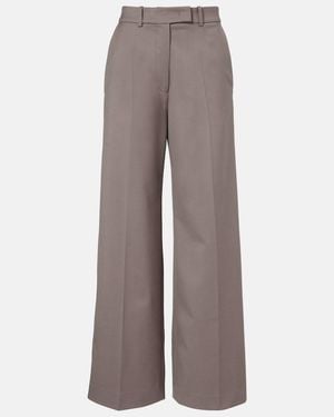 Frankie Shop Brickell Wide-Leg Trousers - Brown