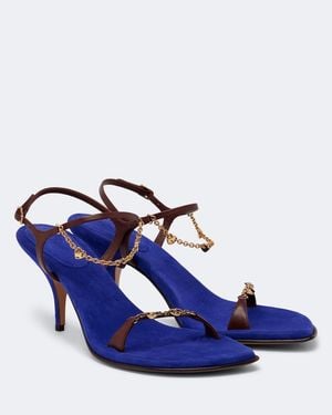 Chloé Sandalen Aus Leder - Blau
