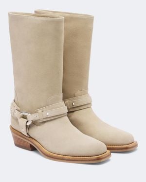 Rabanne Bottines En Daim - Neutre