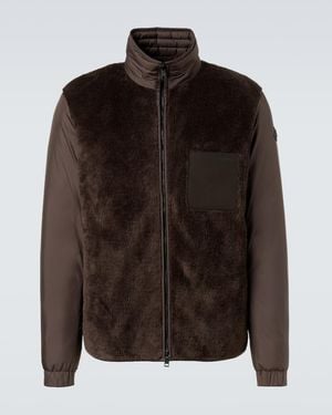 Moncler Livra Panelled Jacket - Brown