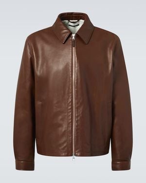 dunhill Leather Jacket - Brown