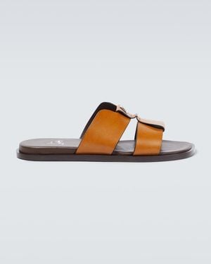 Christian Louboutin Loubi Be Leather Sandals - Brown