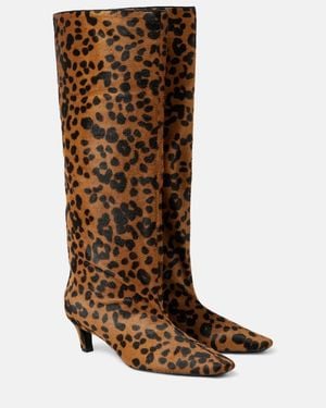 TOTEME 'The Wide Shaft' Boots - Brown