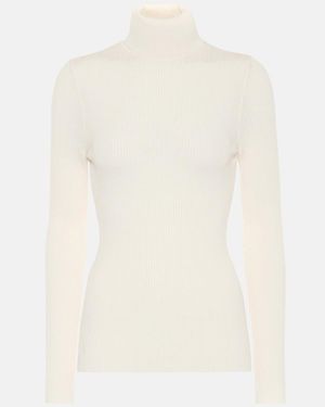 Wolford Rollkragenpullover Aus Wolle - Weiß