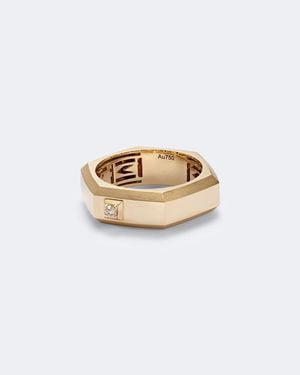 Messika Ring Moderniste Medium Aus 18Kt Gelbgold Mit Diamant - Weiß