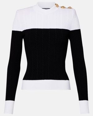 Balmain Pullover - Schwarz