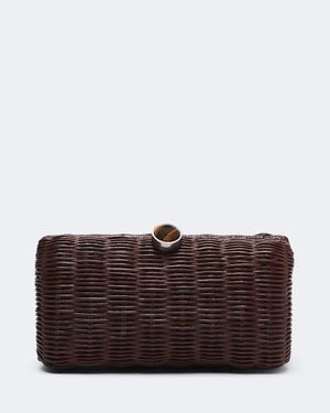 Judith Leiber Verzierte Clutch Poppy - Lila