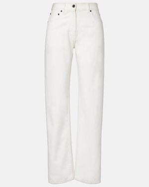 The Row Burty Straight Jeans - White