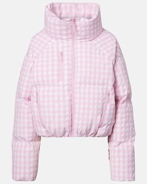 CORDOVA Cortina Gingham Down Ski Jacket - Pink