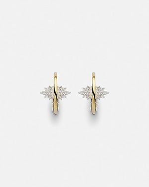 YEPREM Golden Strada 18Kt And Earrings With Diamonds - Metallic
