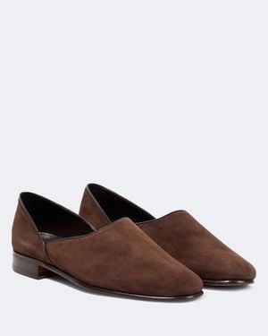 Bode House Shoe Suede Loafers - Brown