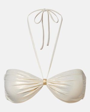 Melissa Odabash Liguria Halterneck Bikini Top - White