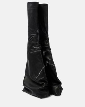 Rick Owens Cargoflares Tall Boots - Black
