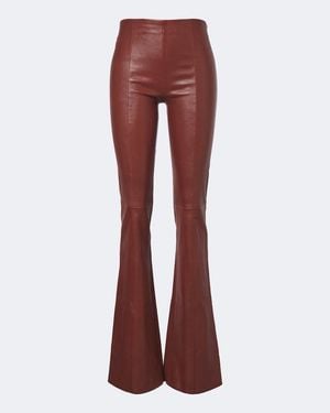 Stouls Gege Leather Flared Trousers