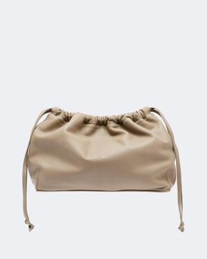 A.Emery Clutch Tobey Aus Leder - Natur