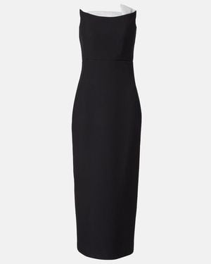 Roland Mouret Embellished Bustier Midi Dress - Black