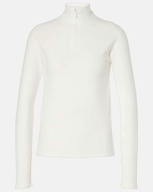 The Row Patti Zip-Up Top - White