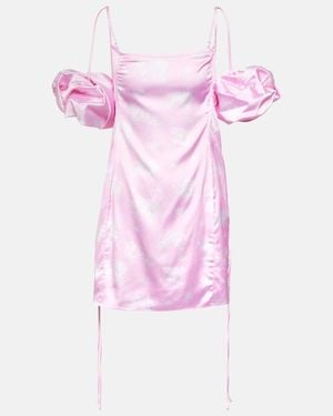 Jacquemus Light Puffed Sleeve Mini Dress - Pink