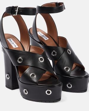 Alaïa High Heel Sandals - Black