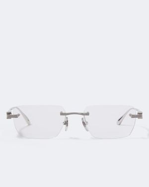 Cartier Signature C De Cartier Rectangular Glasses - Metallic