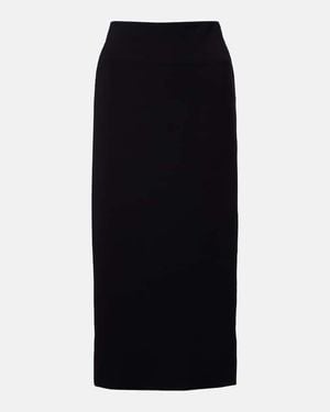 Jil Sander Mid-Rise Pencil Skirt - Black