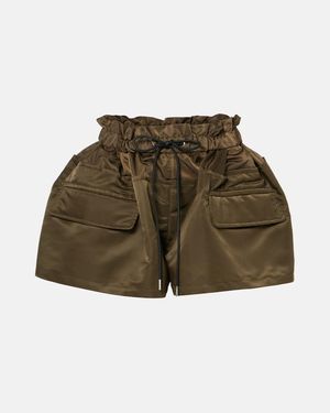 Sacai Technical Twill Shorts - Green