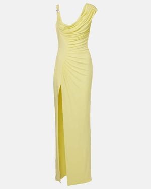 Versace Draped Dress - Yellow