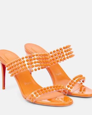 Christian Louboutin Spike Only 85 Pvc And Leather Sandals - Multicolour
