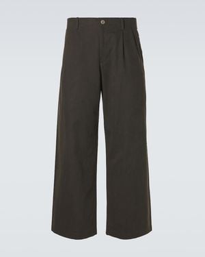 Our Legacy Chinohose Bridge Aus Baumwolle - Grau