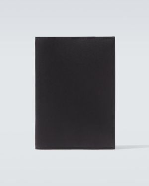 The Row Leather Passport Holder - Black
