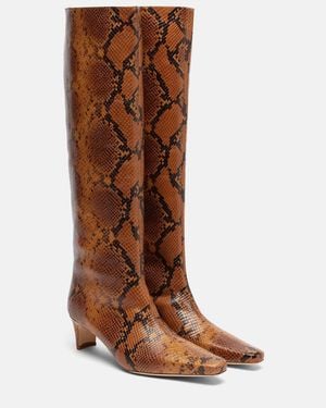 STAUD Stiefel Wally Aus Leder - Braun