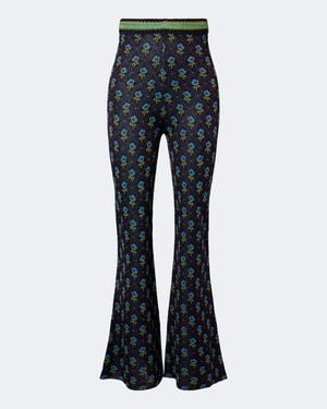 Etro Hose Aus Jacquard - Blau