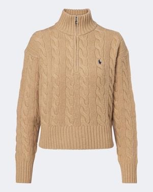 Polo Ralph Lauren Pullover Aus Wolle Und Kaschmir - Natur