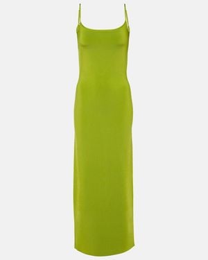 Galvan London Bella Maxi Dress - Green