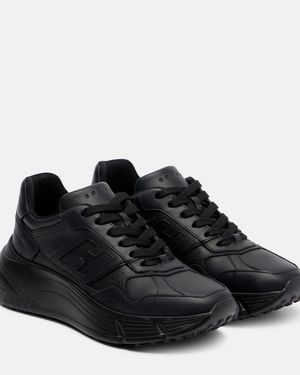 Hogan H669 Leather Trainers - Black