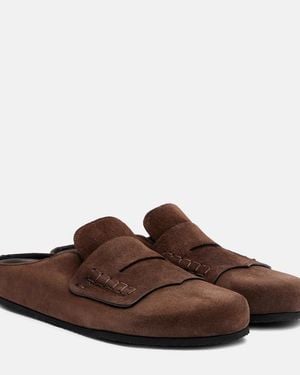 Jacquemus Suede Mules - Brown