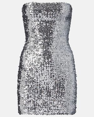 Gucci Minikleid Mit Pailletten - Schwarz