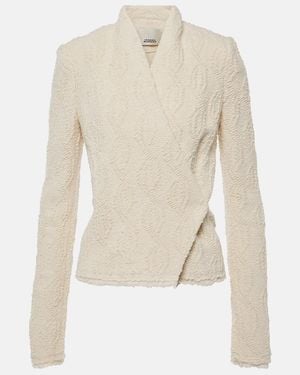 Isabel Marant Loyana Wool-Blend Jacket - Natural