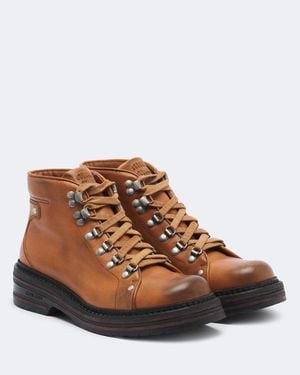 Miu Miu Bottines En Cuir - Marron