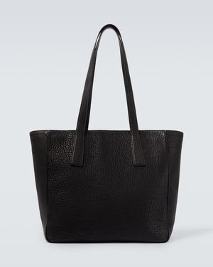 The Row Tote Bag Hector Aus Leder - Schwarz