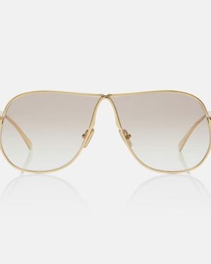 Miu Miu Miu Ombre Aviator Sunglasses - Natural