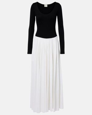 KHAITE Carlotta Maxi Dress - White