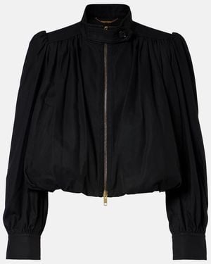 Chloé Cotton Blouson Jacket - Black