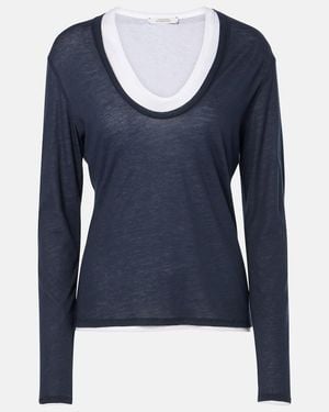 Dorothee Schumacher Layer Love Layered Jersey T-Shirt - Blue
