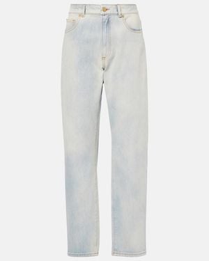 TOVE Kobe Mid-Rise Tapered Jeans - Grey